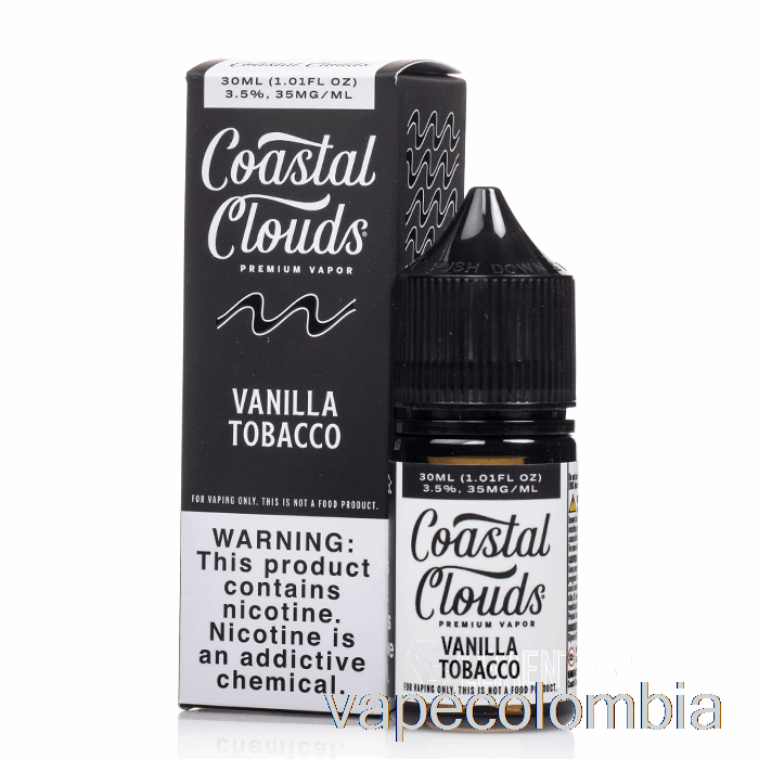 Vape Desechable Tabaco Vainilla - Sal Nubes Costeras - 30ml 50mg